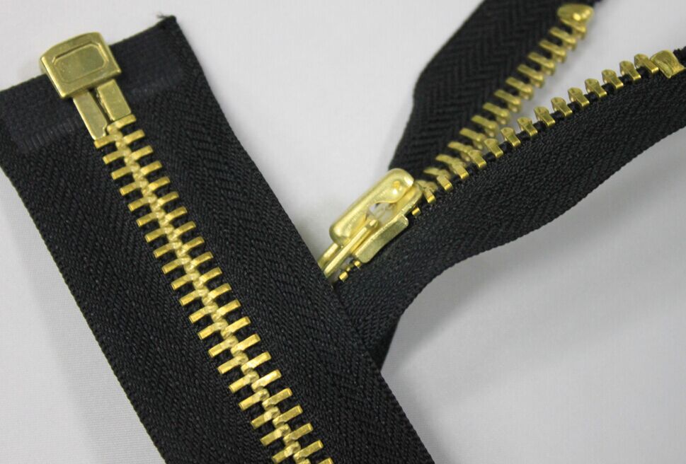 NO.10 Brass Metal zipper Y teeth metallic zips