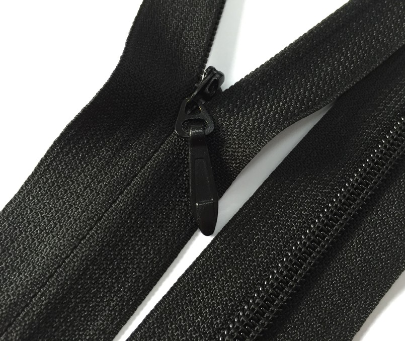 No.5 invisibl zipper close end with auto lock drop slider