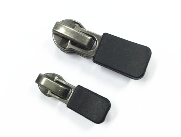 Reversed metal slider for nylon zipper 3# and 5#