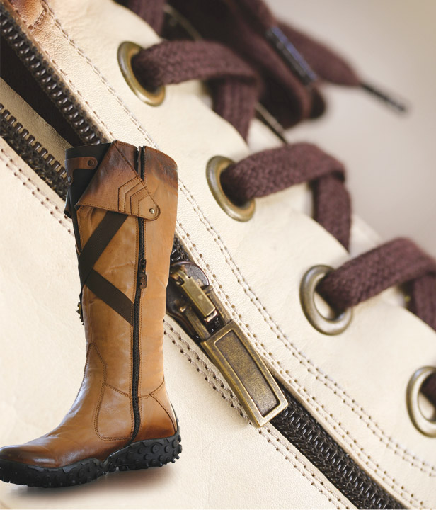 Heavy duty boot zipper