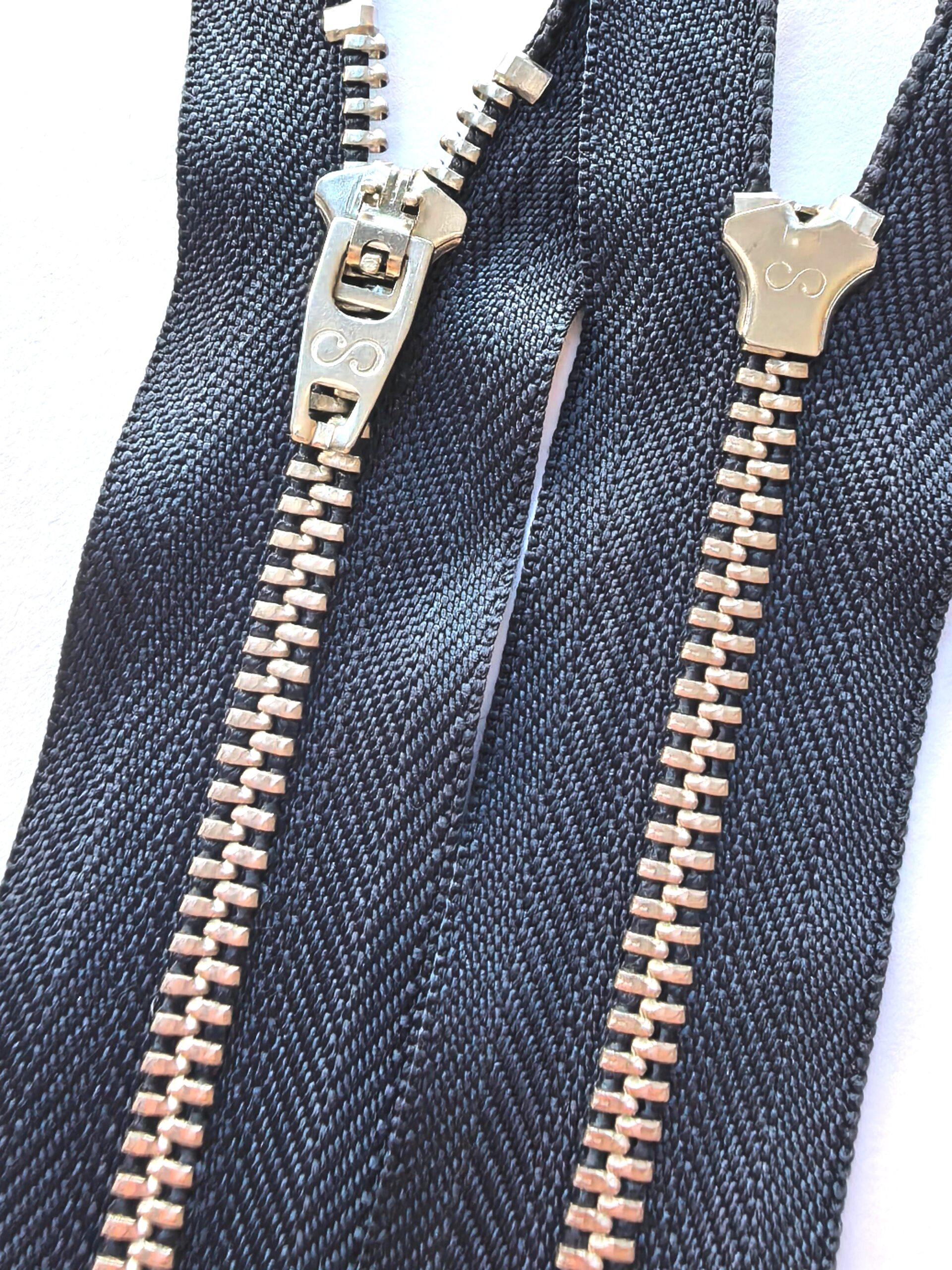 4YG stainless steel 304L metal zipper for jeans